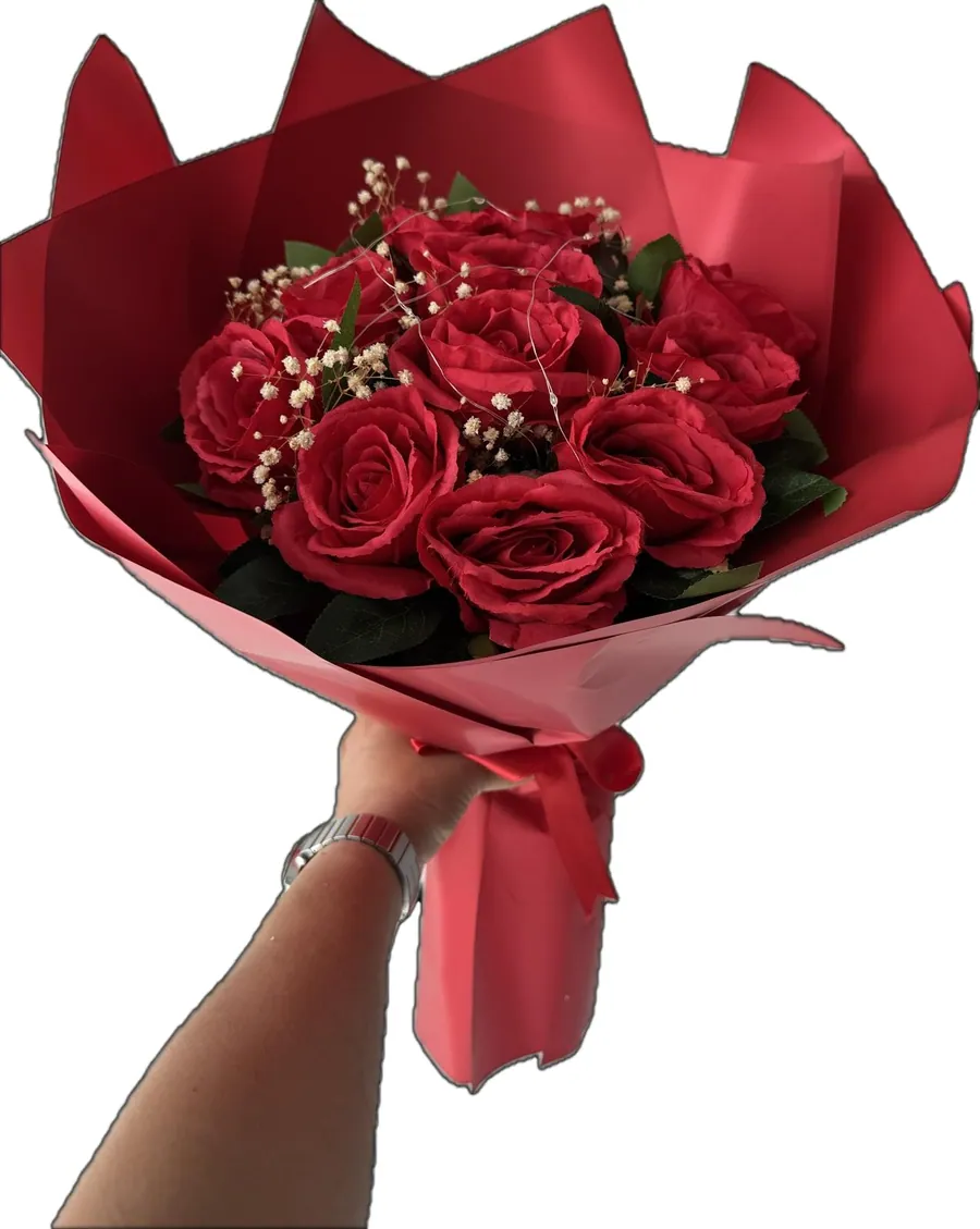 Solmayan (yapay) gül buketi — DİA Flowers Belek